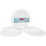 Artebella 10 cm Pres Kompozit Yuvarlak Tuval 8'li Paket