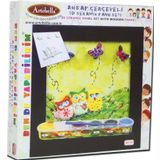 Artebella 10 I Çocuk Ahşap Çerçeveli 3D Seramik Pano Boyama Seti