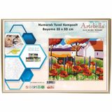 Artebella ANTB0008 Manzara 35x50 cm Numaralı Tuval Kompozit Boyama