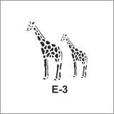 Artebella E-3 10X10 cm Stencil