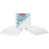 Artebella KTS Tuval Kompozit 10 x 10 cm 12'li Set 2,5 mm Kalınlıkta Özel Yüzeyler
