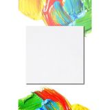 Artebella KTT10X10 Tuval Kompozit 10X10 cm - Çok Renkli