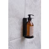 artegem Siyah Metal Sabunluk, Mutfak Ve Banyo Sıvı Sabunluk, Amber Sıvı Sabunluk, Duvara Monte Sıvı Sabunluk