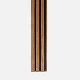 Artelmo Soft Touch 18x121x2800 mm Teak Black MDF Duvar Paneli