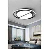 Arteluz Kesık Yuvarlak Model Modern Plafonyer Avıze (50 Cm)