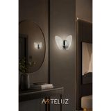 Arteluz Modern Kelebek Model Aplik, 30 cm | Duvar Armatürü, Dekoratif Tasarım, Çocuk Odası Uyumlu, Şeffaf Kanat Görünümü, İç Mekan Aydınlatma