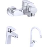 Artema 3Lü Set A43058 Nuvo Banyo A43401 Neva Soft Eviye A42966 Nuvo Round Lavabo