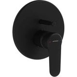 Artema A4272736 Siyah Root Round Ankastre Banyo Bataryası