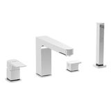 Artema A42757 4 Delikli Krom Root Square Küvet Bataryası