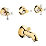 Artema Juno Swarovski Altın A4166823 Ankastre Banyo Bataryası