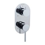 Artema Minimax A41652 Krom Yönlendiricili 3 Yollu Ankastre Banyo Bataryası
