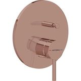 Artema Minimax Round Ank Mek Banyo Bat,Minibox,S.Bakır A4362029 Ankastre Banyo Bataryası Soft Bakır