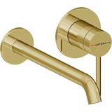 Artema Minimax Round Ankastre Lavabo Bataryası (Uzun) Soft Altın A4354974 - 1 - Krom