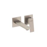 Artema Minimax Square A4359234 Ankastre Lavabo Bataryası Kısa, Fırçalı Nikel