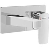 Artema Root Square A42738 Krom Sıva Üstü Ankastre Lavabo Bataryası