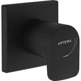 Artema Root Square Ankastre Stop Valf (Sıva Üstü Grubu) Mat Siyah A4272936