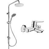 Artema Solid S Banyo Batarya + System Rain Ls25 Tepe Duş Kolonu