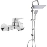 Artema Solid S Banyo Bataryası + Duxxa Mirage Duş Sistemi - 1 - Krom