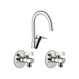 Artema Solid S Eviye Bataryası + A45254 Filtreli Ara Musluk Set 2'li Gri