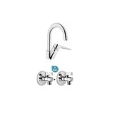 Artema Solid S Kuğu Lavabo Bataryası + 2'li Ara Musluk Set