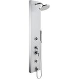 Artema Vitra A45813 Move Gümüş Masajlı Duş Sistemi Alüminyum Kompozit Panel ile Ergonomik Kullanım