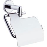 Artema VitrA Minimax A44788 Kapaklı Tuvalet Kağıtlığı, Krom Renkli Dayanıklı Malzeme ile Modern Tasarım