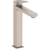 Artema VitrA Minimax Square A4372434 Çanak Lavabo Bataryası, Fırçalanmış Nikel