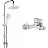 Artema Win S Banyo Bataryası ve Tema Bianco 5f Tepe Duş Seti Türkiye Menşeli Modern Tasarım