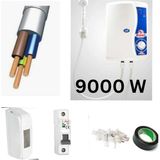 Artemis 9000 W Şofben Yüksek Isı 3mt Kablolu Tam Takım Set