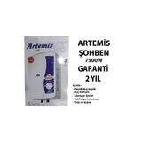 ARTEMİS Ani Su Isıtıcısı / Banyo Şofben - Şohben / Şofben