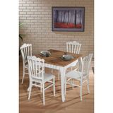 Artemis Beyaz / Sirius Sabit Masa - 4 Sandalye 1 Masa / Salon - Mutfak Masa Takımı - Renkli