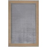 Artemis Halı Alegra 03019A Gri Gold Çizgi Desen Bambu Halı GRİ GOLD 80 x 150