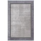Artemis Halı Alegra 03019C Gri Çerçeve Desen Bambu Halı GRİ 120 x 180