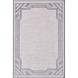 Artemis Halı Alegra 09100A Gri Krem Çizgi Desen Bambu Halı GRİ KREM 120 x 180