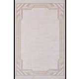 Artemis Halı Alegra 09100C Krem Bej Çizgi Desenli Bambu Halı