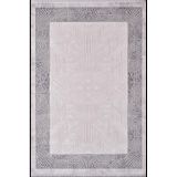 Artemis Halı Alegra 09113C Gri Krem Çizgi Desen Bambu Halı GRİ KREM 120 x 180