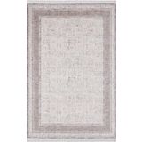 Artemis Halı Barok 02247D Antrasit Bej Krem Retro Motifli Halı antrasit 100 x 200