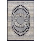 Artemis Halı Bella 06470A Lacivert Bej Bohem Retro Tarz İpek Halı LACİVERT 80 x 300