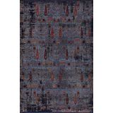 Artemis Halı Bella 06471B Lacivert Terra Bohem Retro Tarz İpek Halı LACİVERT 120 x 180