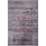 Artemis Halı Bella 06495A Terra Gri Retro Bohem Tarzı İpek Halı GRİ 100 x 300