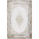 Artemis Halı Dream 09707C Gri Gold Klasik Bambu Halı Gri 120 x 180