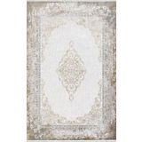Artemis Halı Dream 09707C Gri Gold Klasik Bambu Halı Gri 80 x 300