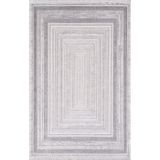 Artemis Halı Gotik 02235C Antrasit Gri Modern Bambu Halı Antrasit Gri 80 x 300