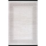 Artemis Halı Mina 03026B Kemik Gri Çizgili Desen Bambu Halı GRİ 160 x 230
