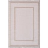 Artemis Halı Mina 09099B Krem Bej Çerçeve Desen Bambu Halı KREM BEJ 80 x 150