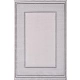 Artemis Halı Mina 09099C Krem Gri Çizgi Desenli Bambu Halı KREM GRİ 100 x 300