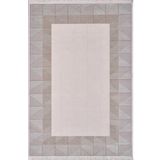 Artemis Halı Mina 09101B Kahve Bej Çerçeve Desen Bambu Halı KAHVE BEJ 80 x 150