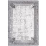 Artemis Halı Murano 01360A Gri Krem Eskitme Desenli Yün Halı Gri - Krem 80 x 150