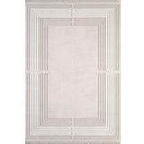 Artemis Halı Murano 01362A Krem Bej Çizgi Desenli Yün Halı KREM BEJ 200 x 290