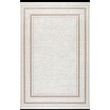Artemis Halı Murano 02990C Bej Kemik Çerçeve Desen Yün Halı KEMİK BEJ 100 x 300